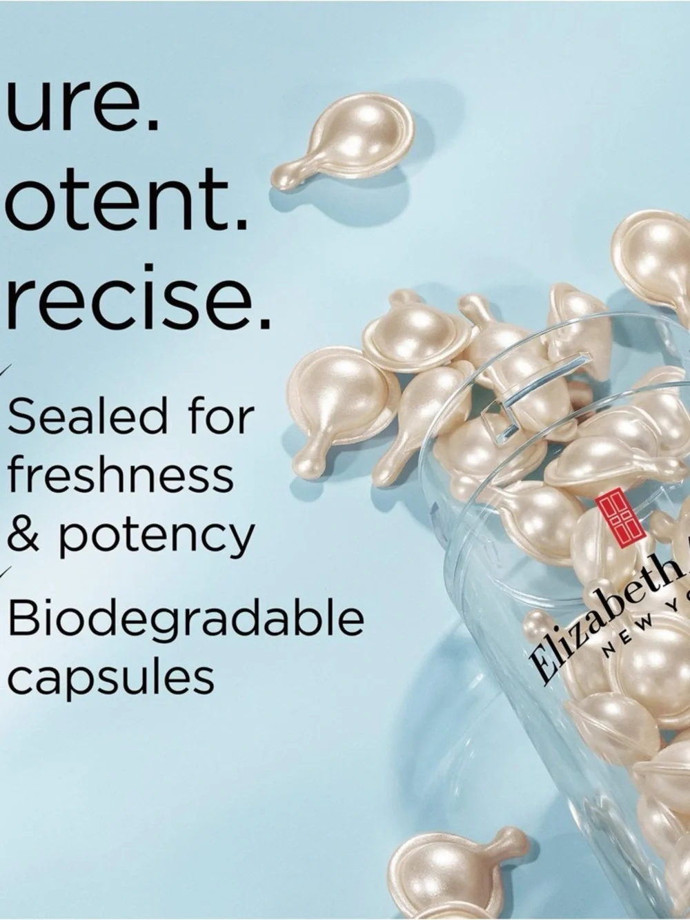 Elizabeth Arden Hyaluronic Acid Ceramide Capsules 60 Ct Hydra Plumping Serum 🎀